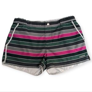 Parke & Ronen Striped Swim Shorts